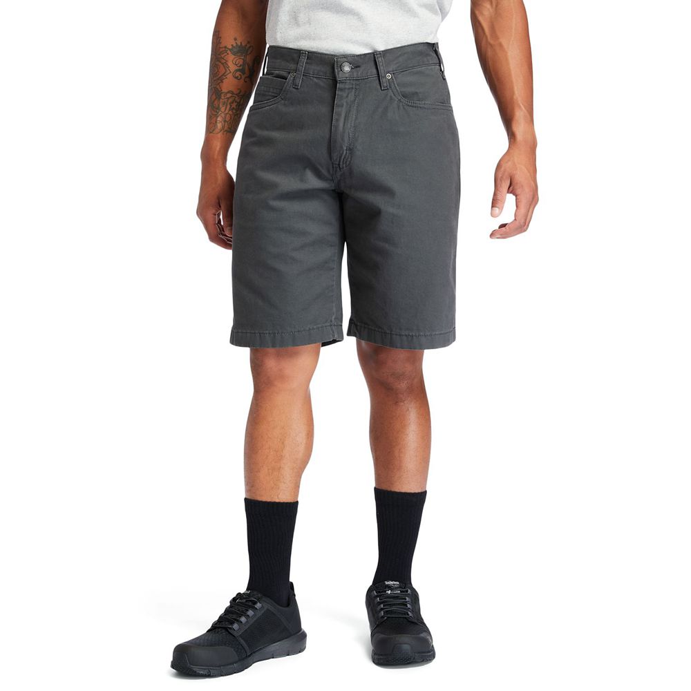 Timberland Mens Shorts PRO® Son-of-a Canvas Work - Dark Grey - India XH8071294